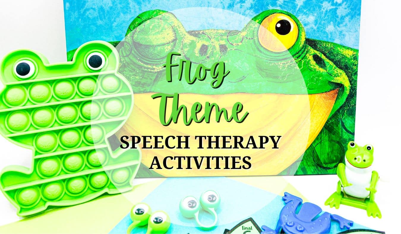 Frog theme book and activities cover photo