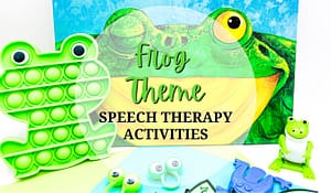 Frog theme book and activities cover photo